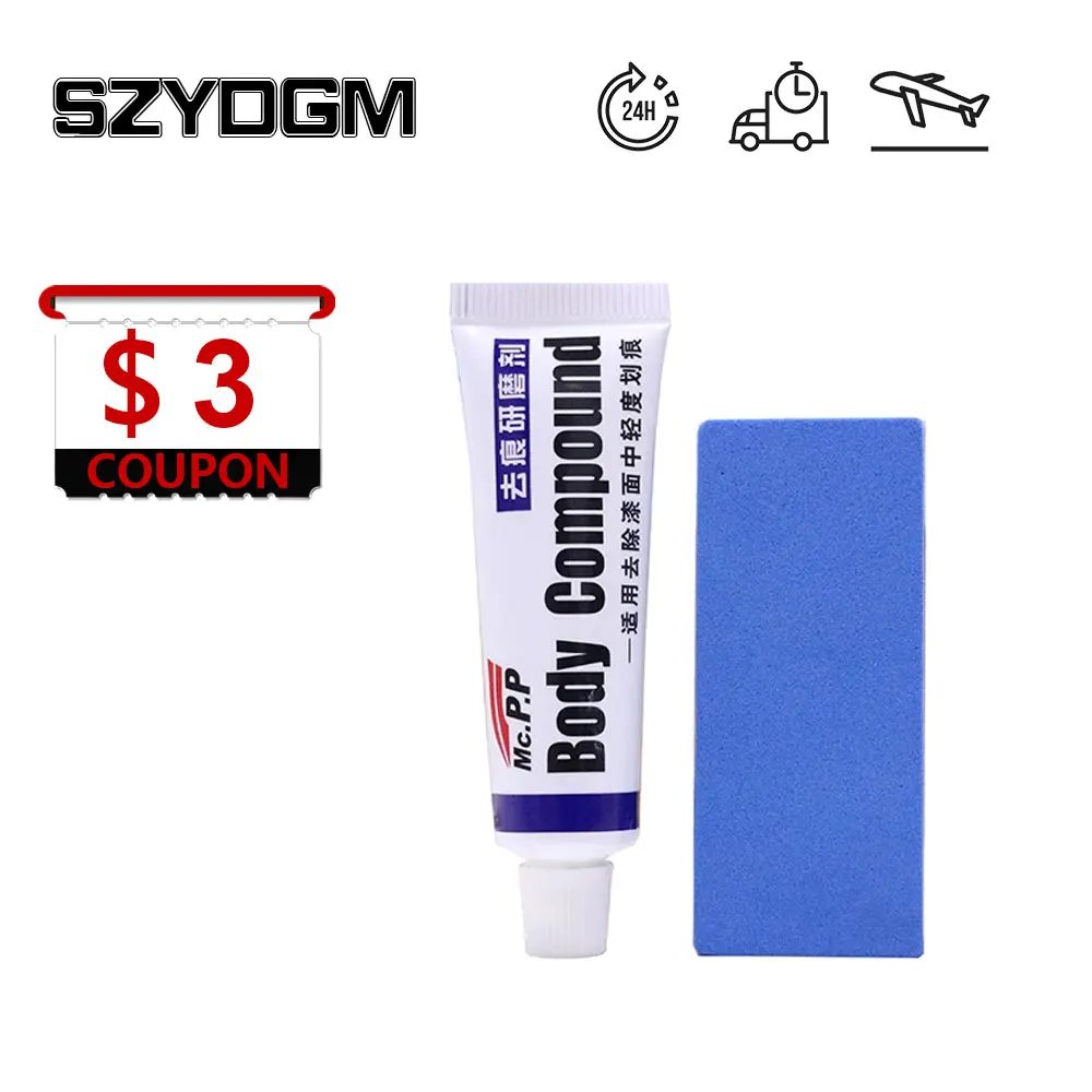 

Car Wax Styling Car Body Grinding Compound Paste Set Scratch Paint Care Shampoo Auto Polishing Car Paste Polish Cleaning