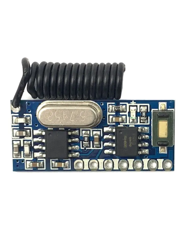 433MHz RF-Empfänger Lerncode-Decoder-Modul 433 MHz Drahtlos 4-Kanal-Ausgang DIY Fernbedienung 1527 Kodierung Ohne Pins – Detail 1