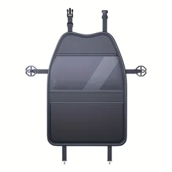 Deluxe Car Seat Back Protectors with Tablet Holder & Easy - Clean PU Material (Double pocket style)