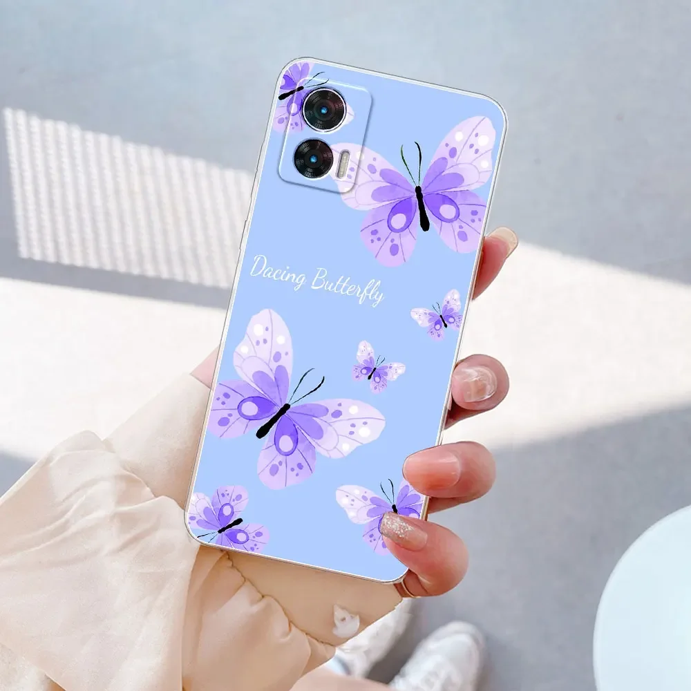 Silicone Soft Back Cover | Clear Bumper Coque for Motorola Edge 30 Series