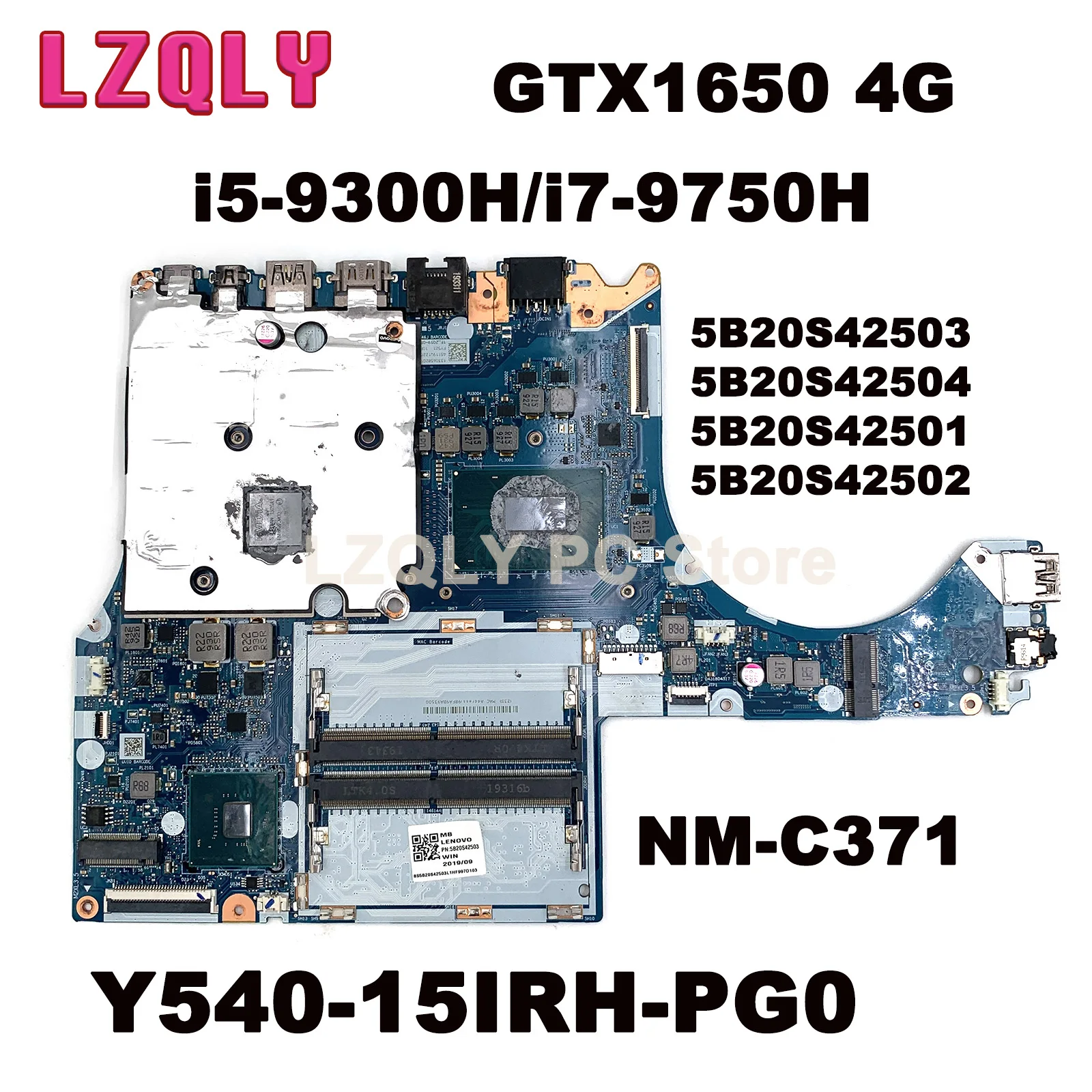 

Для легиона Y540-15IRH-PG0 материнская плата 81SY 81T0 i5/i7 GTX1650 4G Y540-15IRH 5B20S42503 5B20S42504 5B20S42501 5B20S42502