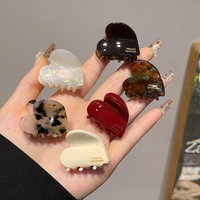3.5cm Small Hairclaw Acetate Hair Crabs for Girls Cute Heart Shaped Hairclips Children Women Hair Accessories Hairpins Clips - Image 6