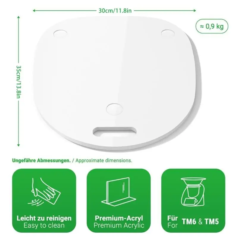 Thermomix TM5 TM6 스탠드 믹서 무버 쿠커 커피 메이커 슬라이딩 매트, 이동 주방 가전 미끄럼 방지 패드, 직송