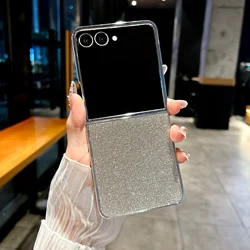 Luxurious Glitter Crystal Rhinestone Plating Hard Phone Case - Galaxy Z Flip7 (Crystal colorful)