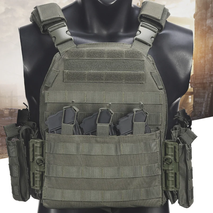 Quick Release Hunting Vest with Hidden Equipment Bags