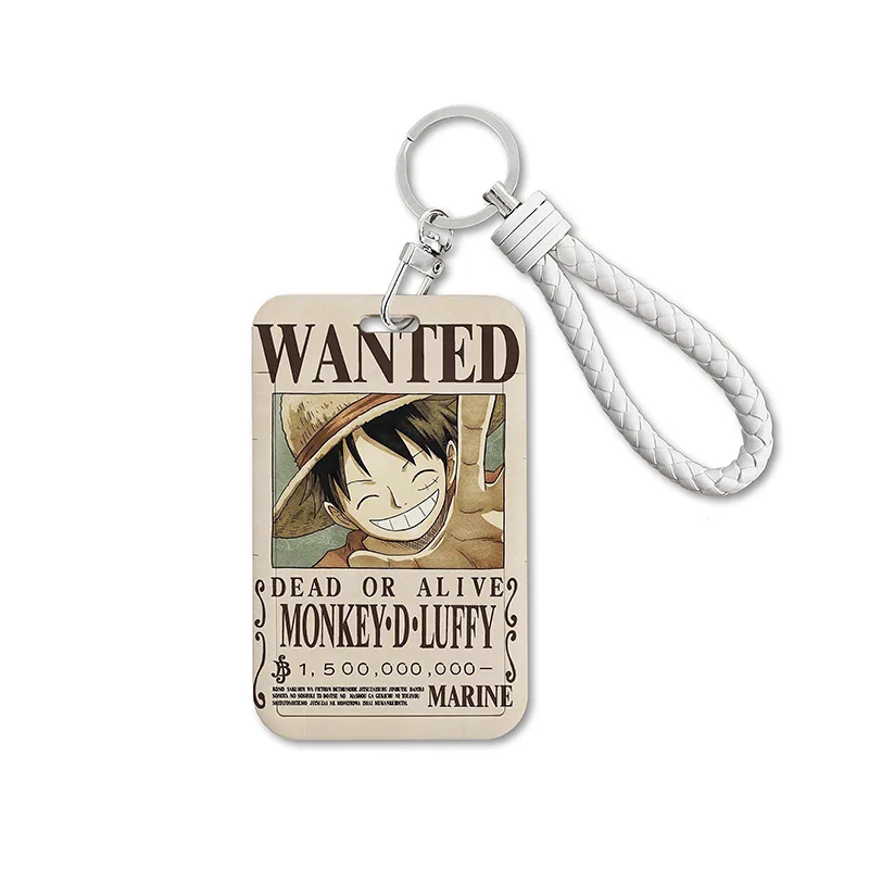 

Cartoon Anime Children Luffy Card Holder Bus Card Metro Card Protective Case Lanyard Keychain Student Gift