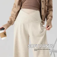 Maternity Pants Spring Autumn 2024 New Style Outerwear Bell Bottom Trousers Non-pregnant Women Comfortable Winter Wear 2
