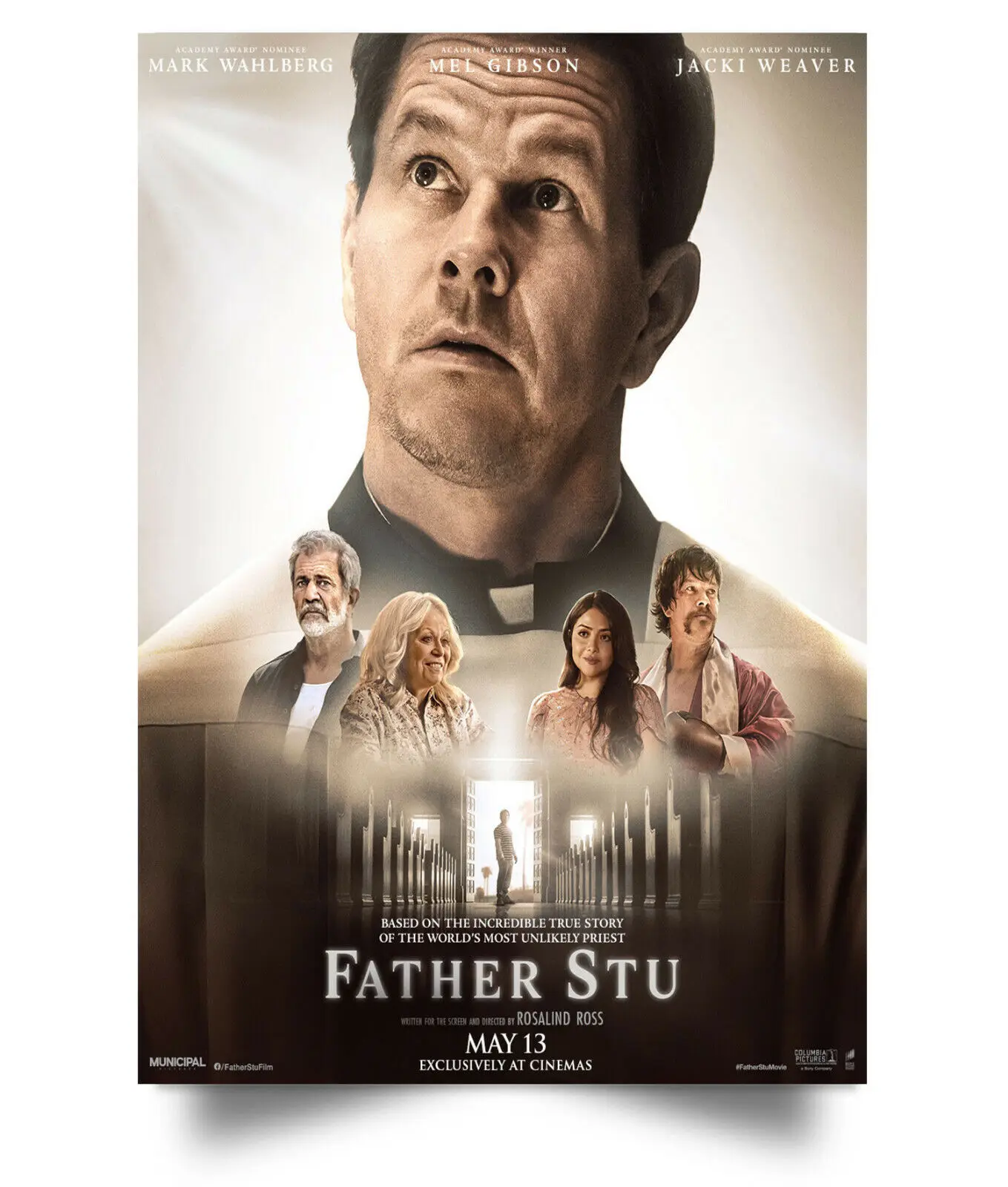 

Father Stu 2022 Movie Art Film Print Silk Poster Home Wall Decor 24x36inch