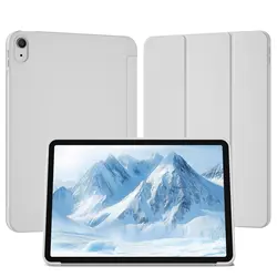 Premium Magnetic Smart Cover with Auto Wake/Sleep for Tablets - Flip Case for 11 - Inch Devices (Light Gray)
