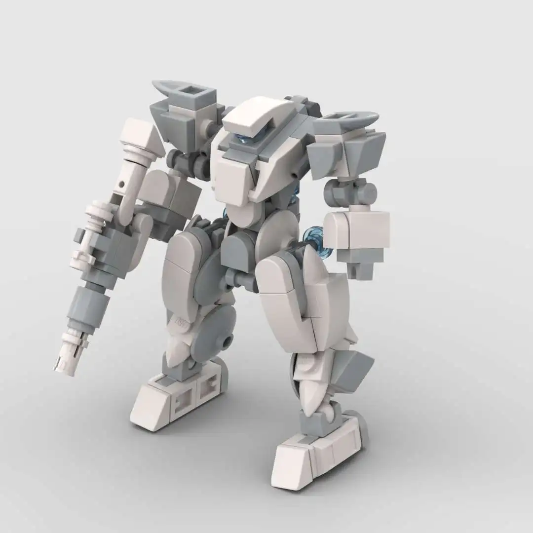 

Mecha Warrior Blocks Boy Toys MOC Sentry Robot Anime Action Figure Building Blocks Kids Toy Assembly Bricks Toy For Children