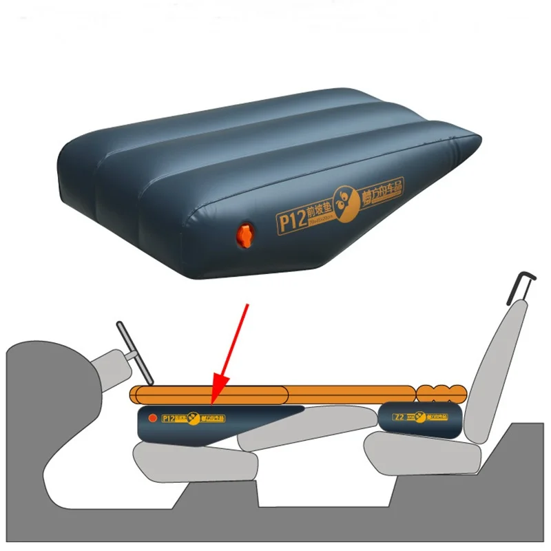 Car Travel Inflatable Mattress Interior Accessories Vehicle leveling Folding Mat Front Slope Pad Rear Seat Space Gap Mattress