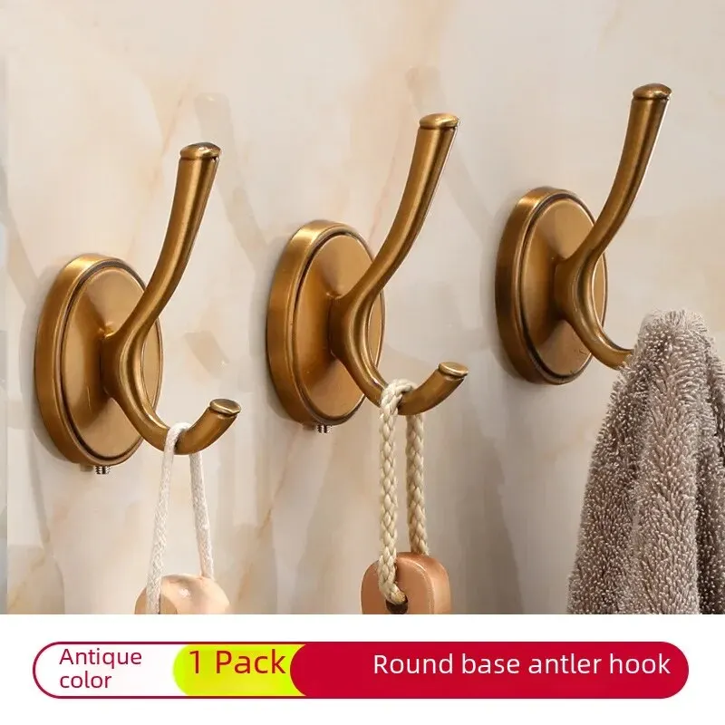 Round base antler hook