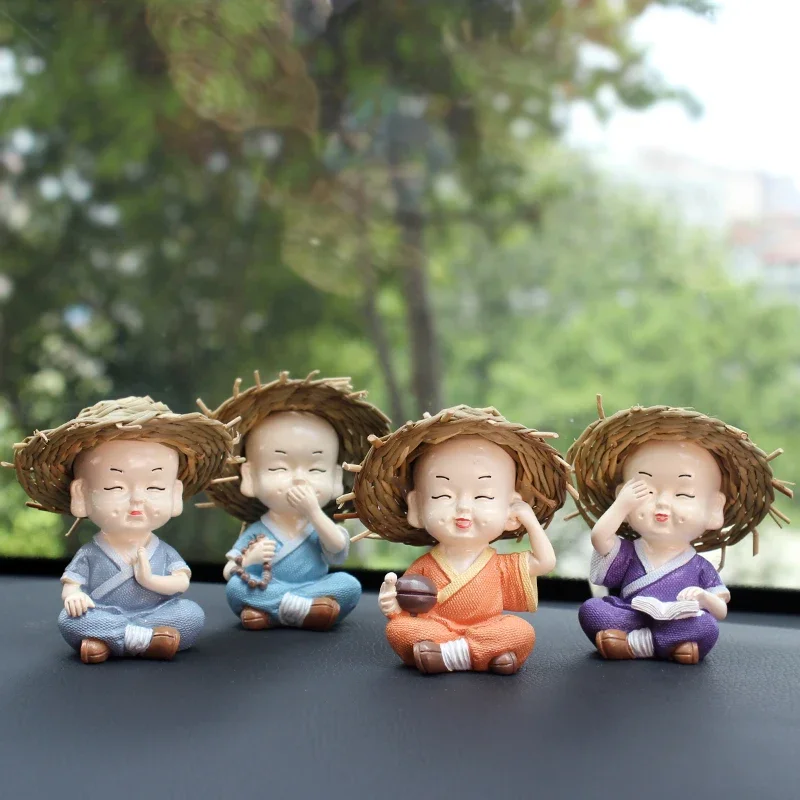 

Creative Home Monk Decoration Desk Living Room and Wine Cabinet Decorations Room Bedroom Decorative Flower Pot Micro