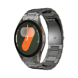 Sleek Stainless Steel Watch Band - No Gaps, 20mm Metal Bracelet - Watch 5 Pro 45mm (Grey)