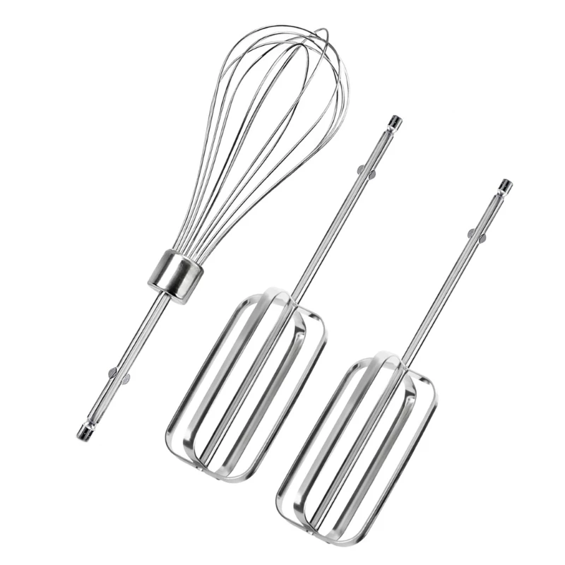 Stainless Steel Whisk Attachments Hand Mixer Beaters Hand Mixer Part 3PCS A0NC