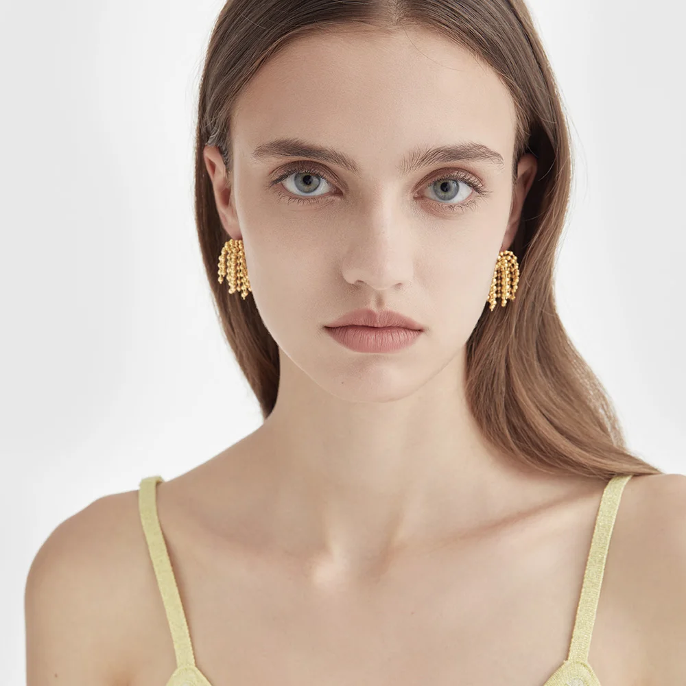 Drop Earrings Dangle Earrings ENFASHION Bouquet Earrings For Women Ball Dangle Earings Stainless Steel Fashion Jewelry Holiday Pendientes Mujer E211293