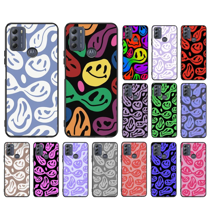

Smile Face Phone Case For Moto G Stylus G Power G Play E22 E32 E20 E40 Edge 20 lite 30 Neo Ultra Fusion X30 One Macro Action