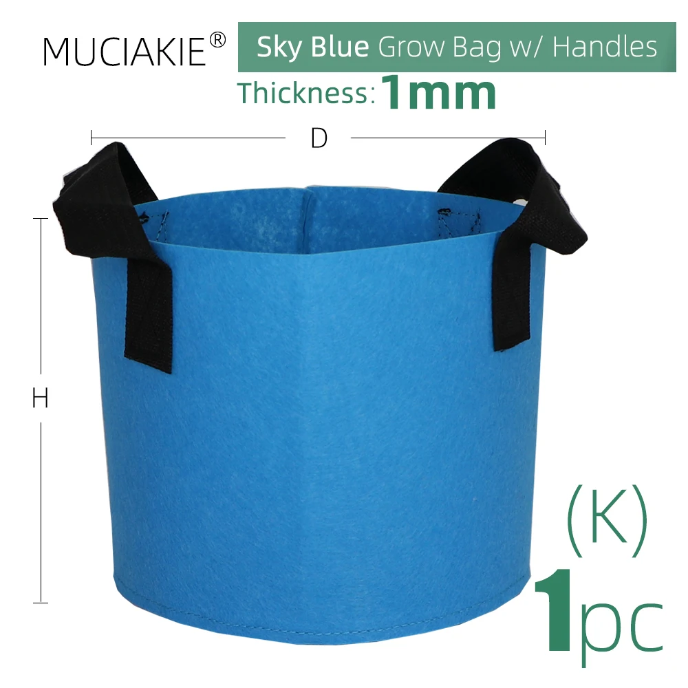 CAVEEN 2PCS X 10 Gallons Bolsas De Cultivo De Papa, Bolsa De Cultivo De Plantas, Tela No Tejida