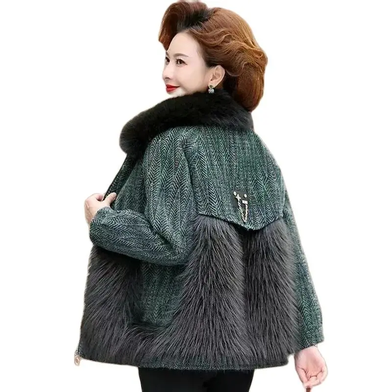 mother's-winter-clothes-plus-cotton-coat-short-mink-velvet-coat-noble-fur-middle-aged-and-elderly-women's-winter-cotton-clothes