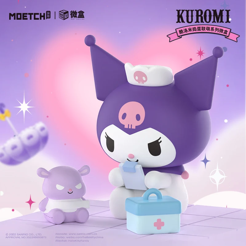 クロミ Moetch Sanrio KUROMI Cute Kawaii Blind Box Anime Figure Mystery