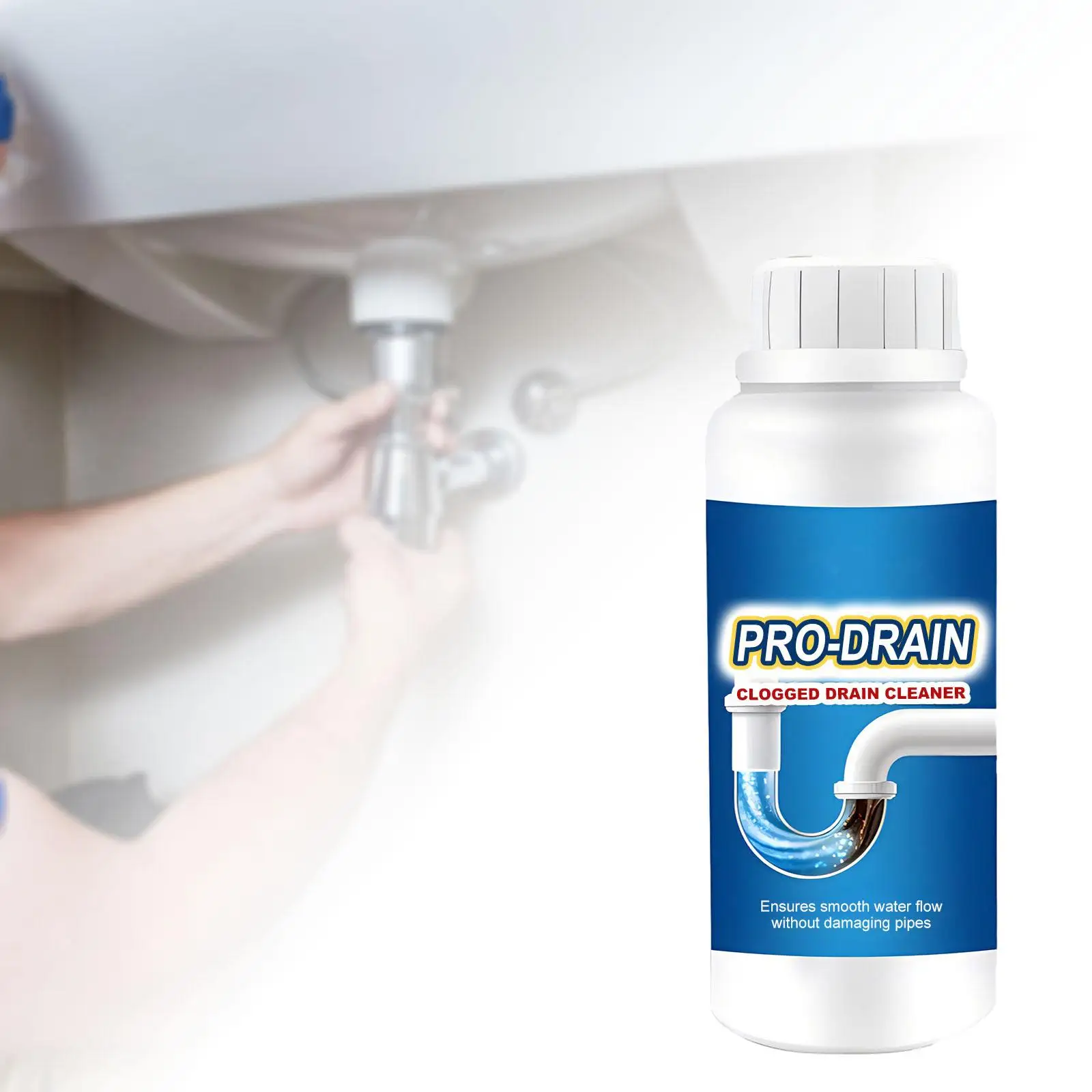 다목적 파이프 막힘 제거제, 효과적인 청소, 변기 파이프 라인용 하수도 준설제 