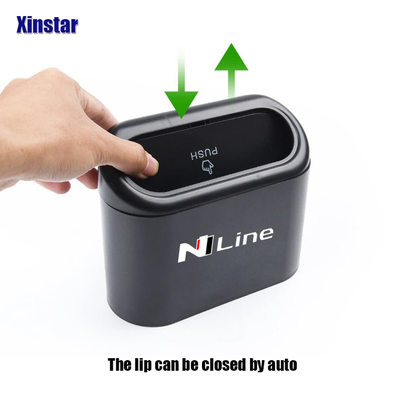 Plastic Car Trash Bin For Hyundai i10 i20 i30 i40 ix35 TUCSON Elantra SONATA GENESIS SOLARIS VEOSTER Kona Santafe