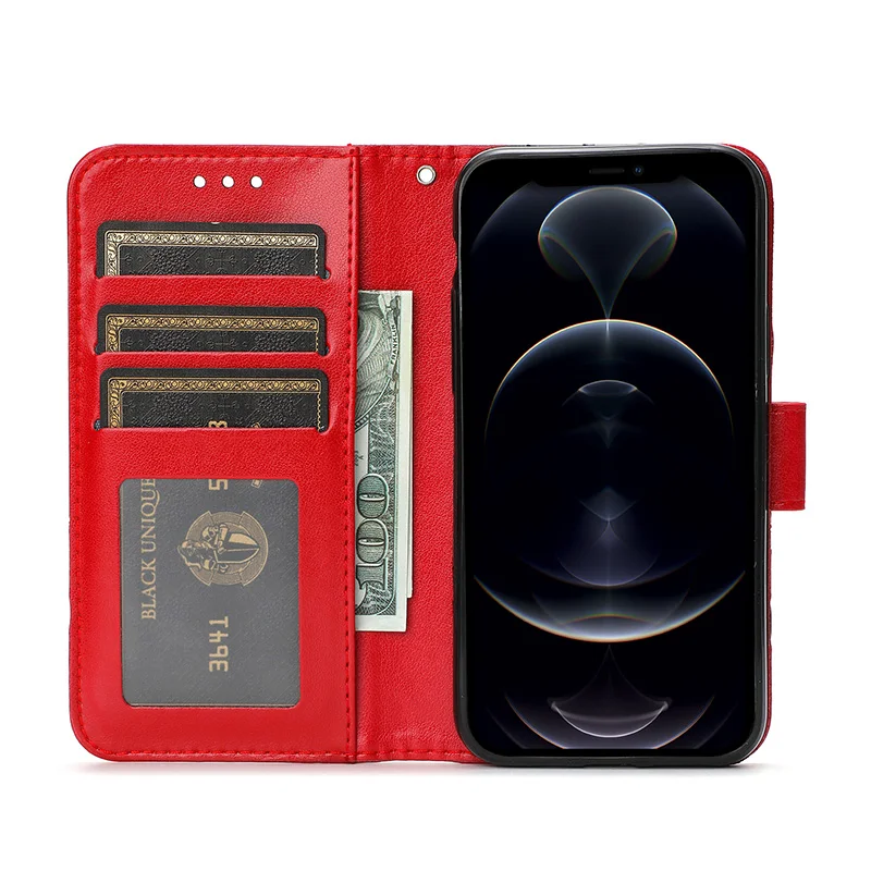 Leather Book Cover with Card Slot - Elegant and Durable Case