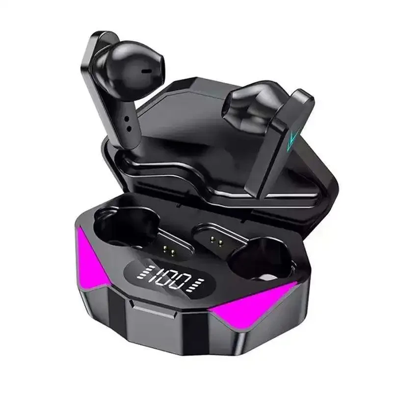 X15 TWS Wireless Bluetooth Headset LED Display Gamer Earbuds with Mic Wireless Headphones Noise Cancelling Bluetooth Earphones