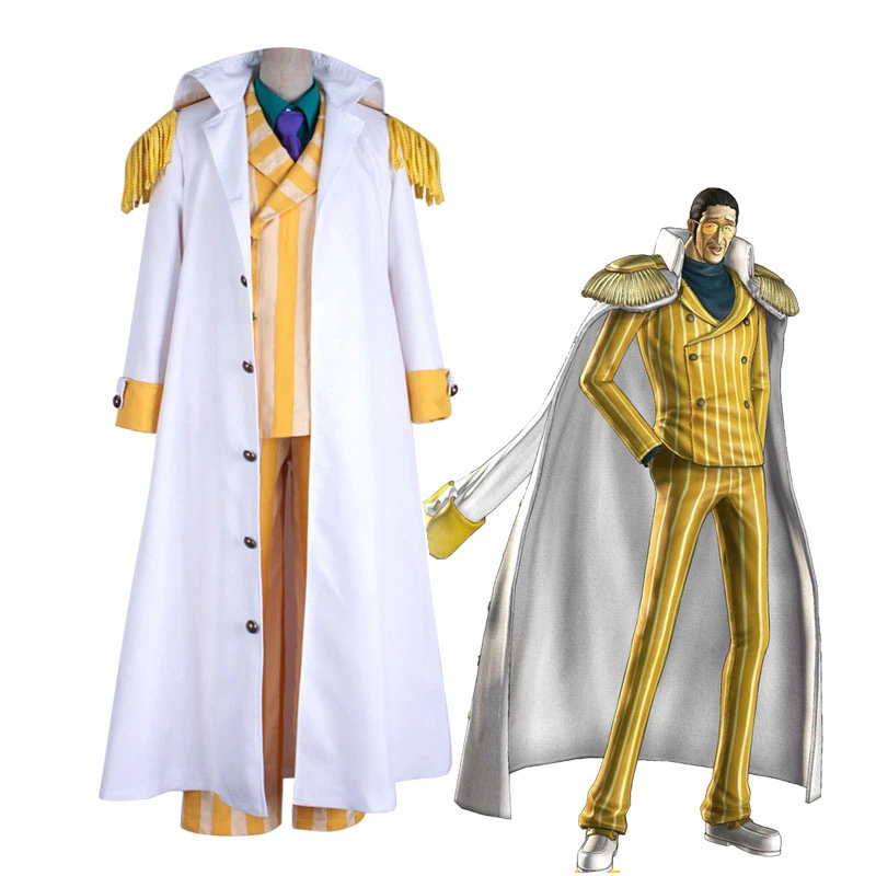 COSPLAYONSEN One Piece Marines Admiral Borsalino Admiral Kizaru Uniform ...