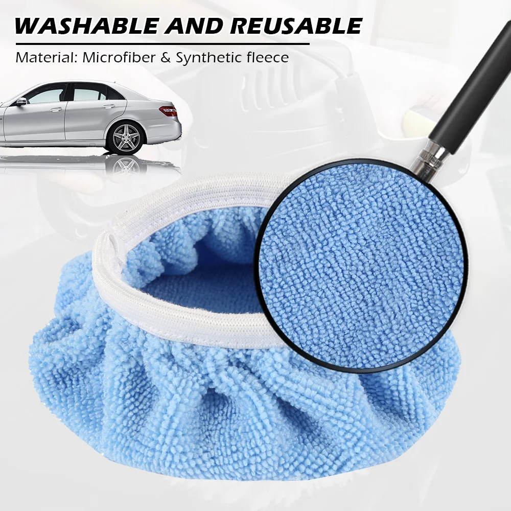 32/8PCS Car Polisher Buffer Pads Cover 6 In/150mm Car Polishing Pad Microfiber Bonnet Polisher Polish Pad Cleaning waxing Tools 2