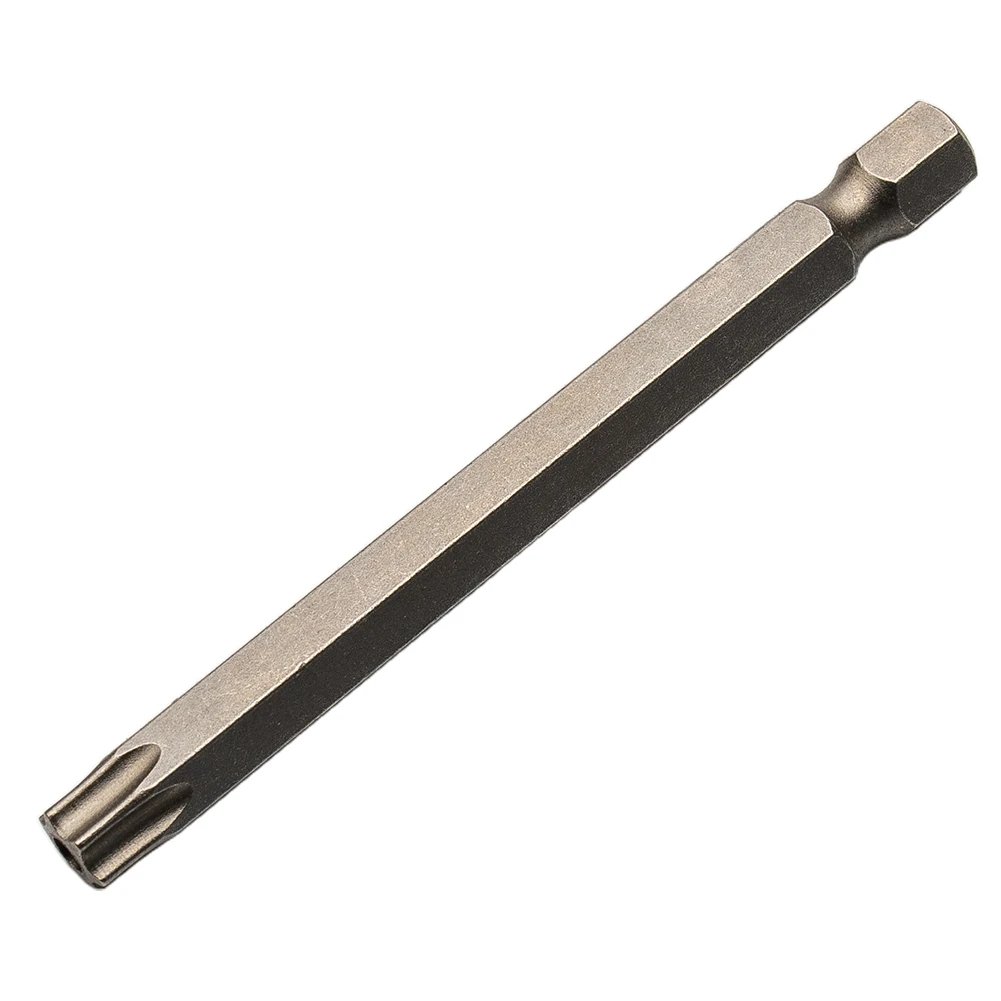 Torx-Schraubendreher-Bit, Magnetkopf-Schraubendreher-Set / T7/T8/T9/ T15/T20/T25/T27/T30/T40 75 mm, extra langes Elektrowerkzeug-Teil – Detail 4