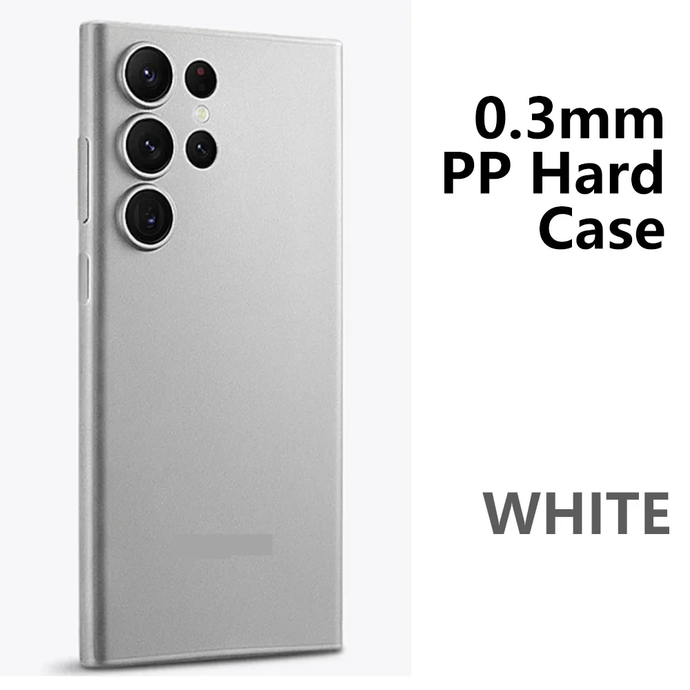 UltraThin Shockproof Transparent Frosted Matte Case - Clear PP Hard Finish