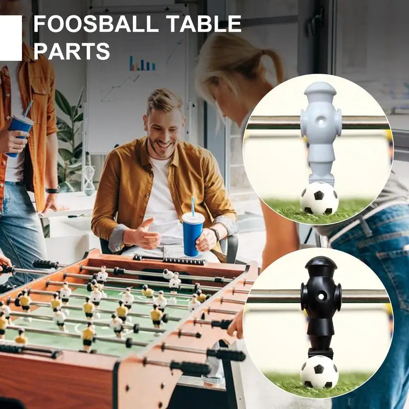 Table Foosball Men 2 Colors Table Football Men Soccer Games Player Figure 26x Foosball Components Game Football Machine