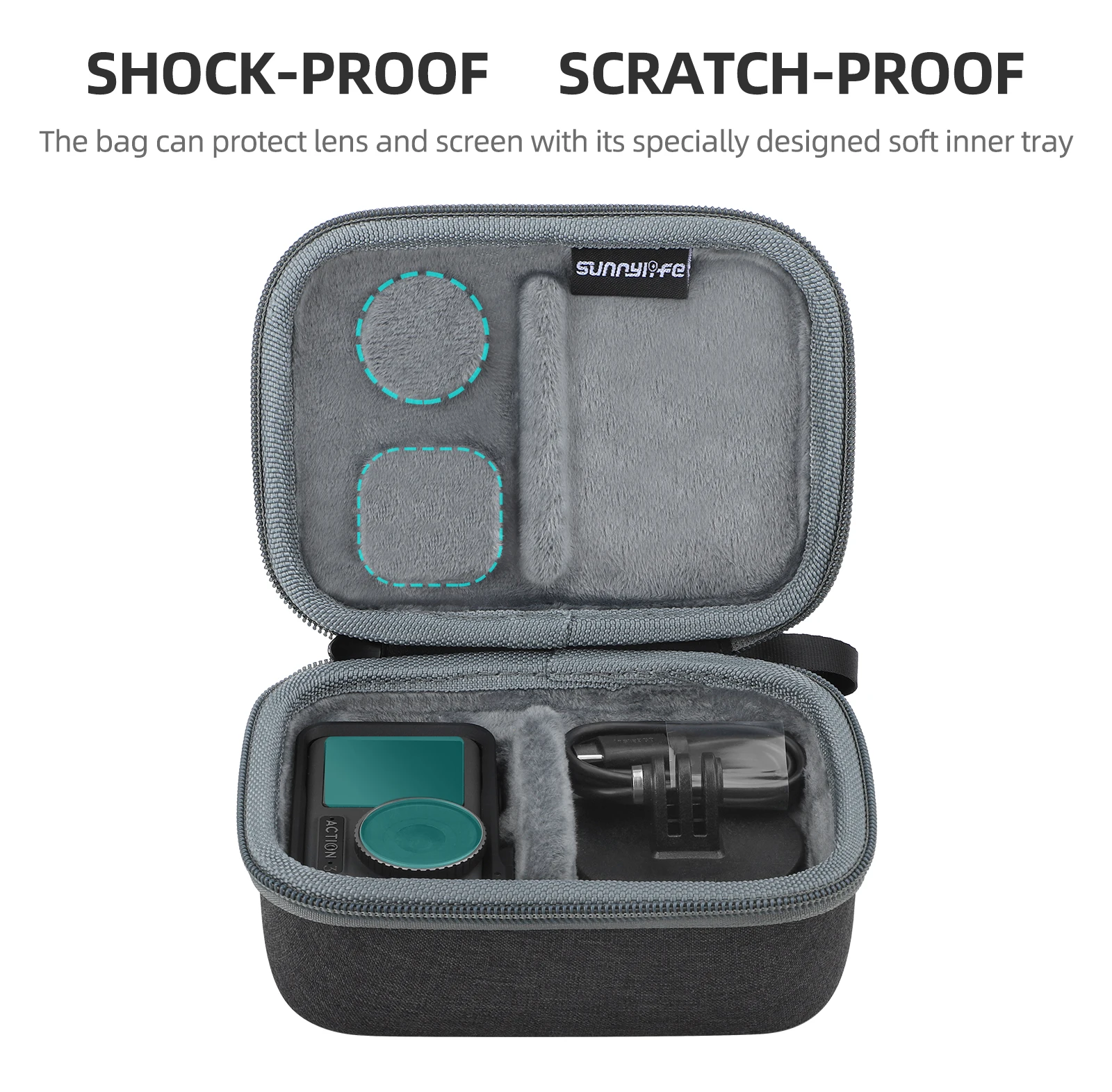 Storage Case For DJI Action 4/Action 3 Adventure Combo Bag Mini Standard Combo Bag Portable Carrying Handbag