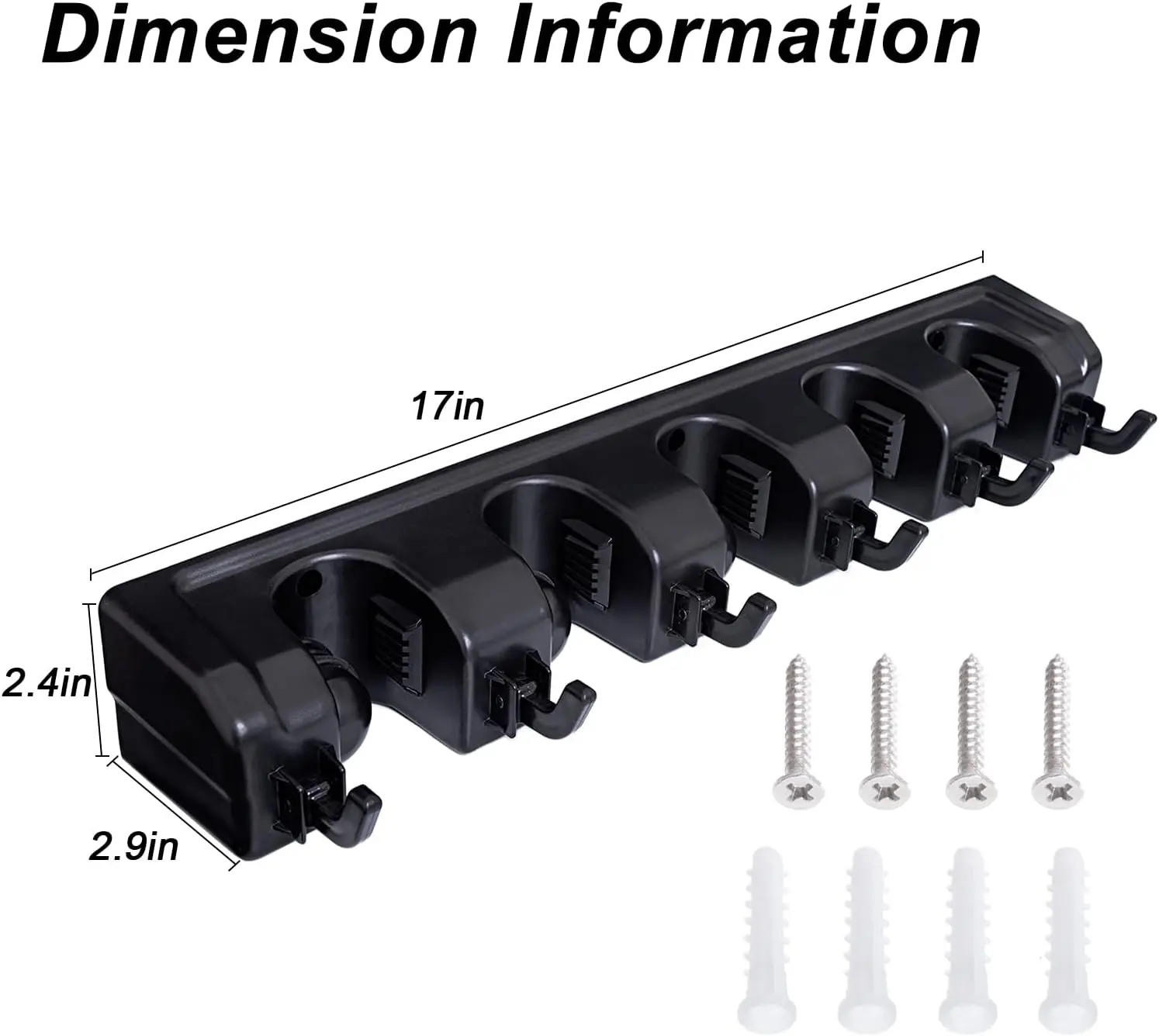 Wall Mount Broom Mop Holder 5