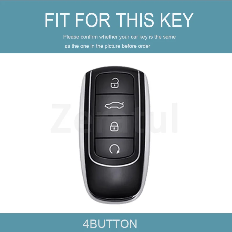 Premium Car Key Cover Case & Keychain - Stylish and Durable Auto Accessory Protector