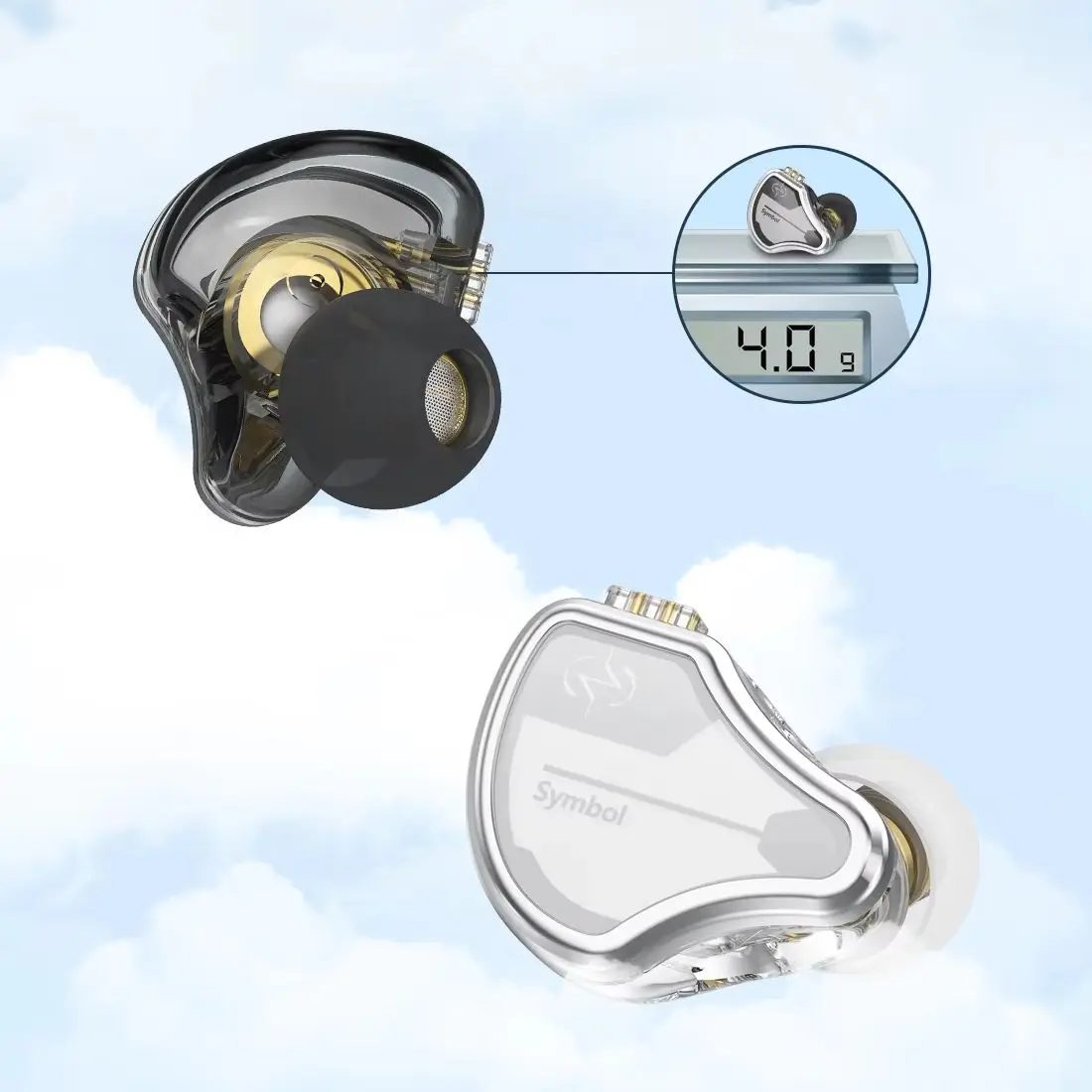 Hi-Fi In-Ear Noise-Cancelling Headphones with Detachable Cable for Musicians and Singers