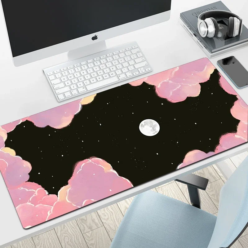 Cartão de Tarô Impacto Genshin Kawaiis Mouse Pad Acessórios para Jogos Estética Bonito Desk Mat Teclado para Computador - Imagem 5