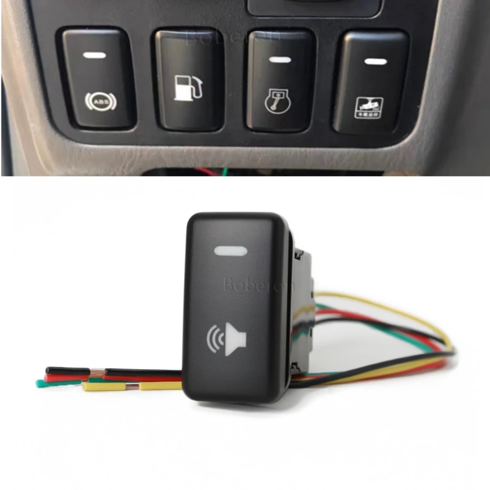 Per Toyota Tacoma Land Cruiser Reiz Hilux Prado 120 Fj Cruise Car Orange Led Light Speaker Clacson Volume Interruttore A Pulsante