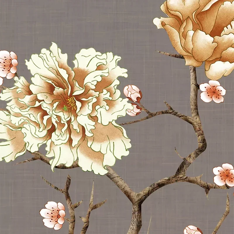 quarto de idosos mural pintura 04