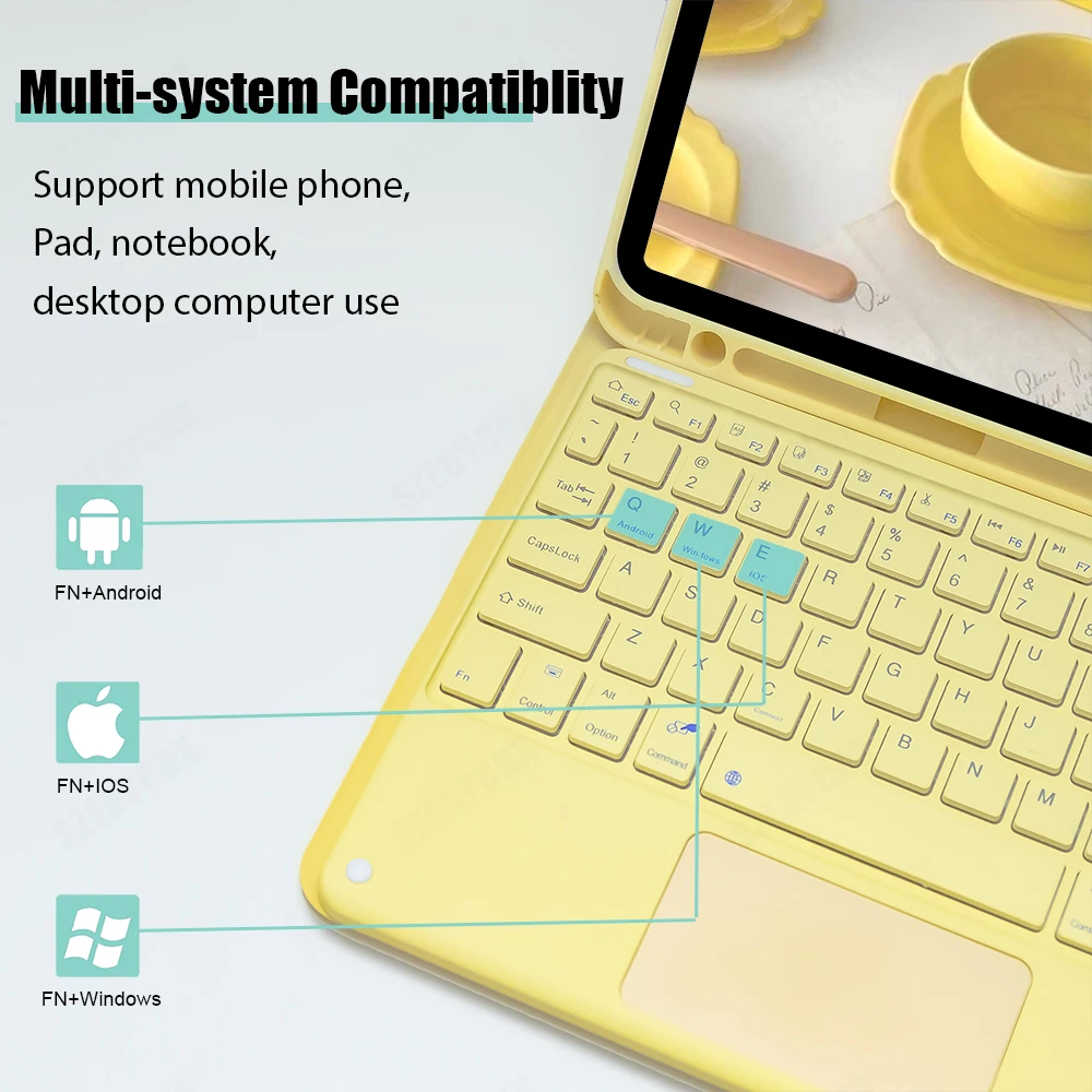 Magic Keyboard Wireless Mouse and Bluetooth Keyboard Case