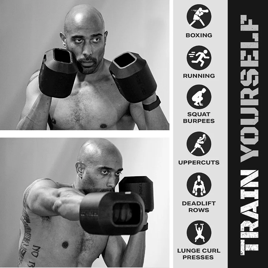 35lb Hybrid Dumbbell for Cross Training - Dark Elf Weights - Ergonomic Stainless Steel Workout Equipment for Strength, Mobility