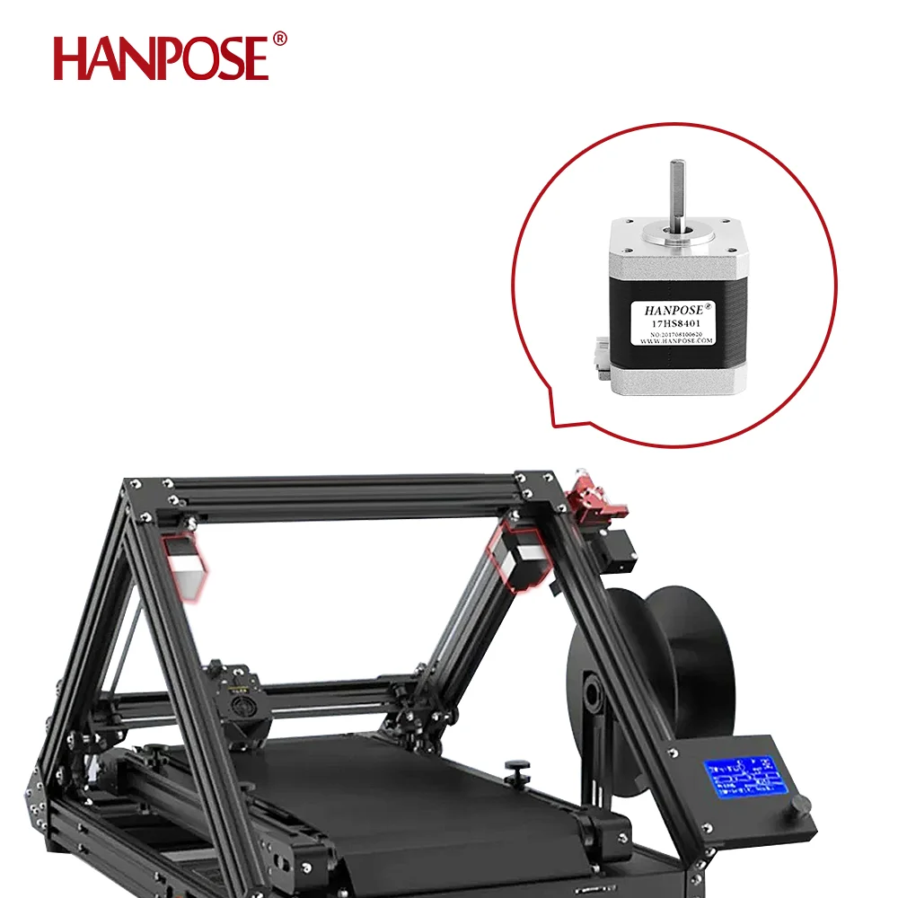 NEMA17 17HS8401 스테퍼 모터 3.24V 1.8A 2상 4선 3D 프린팅 액세서리 모터 제조업체 직접 판매 NEMA17