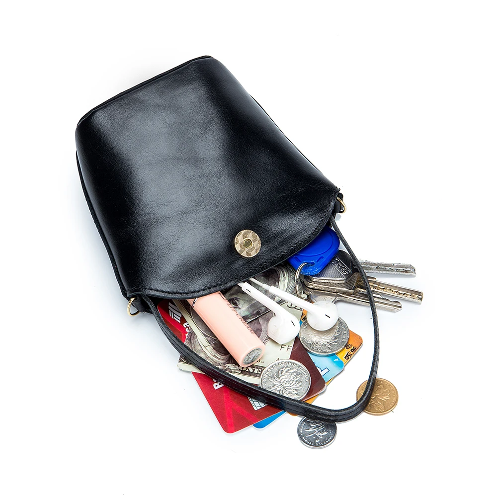 Small purse, female handbag, small bucket, small bag, vegetable bag, headset bag, portable mini coin bag