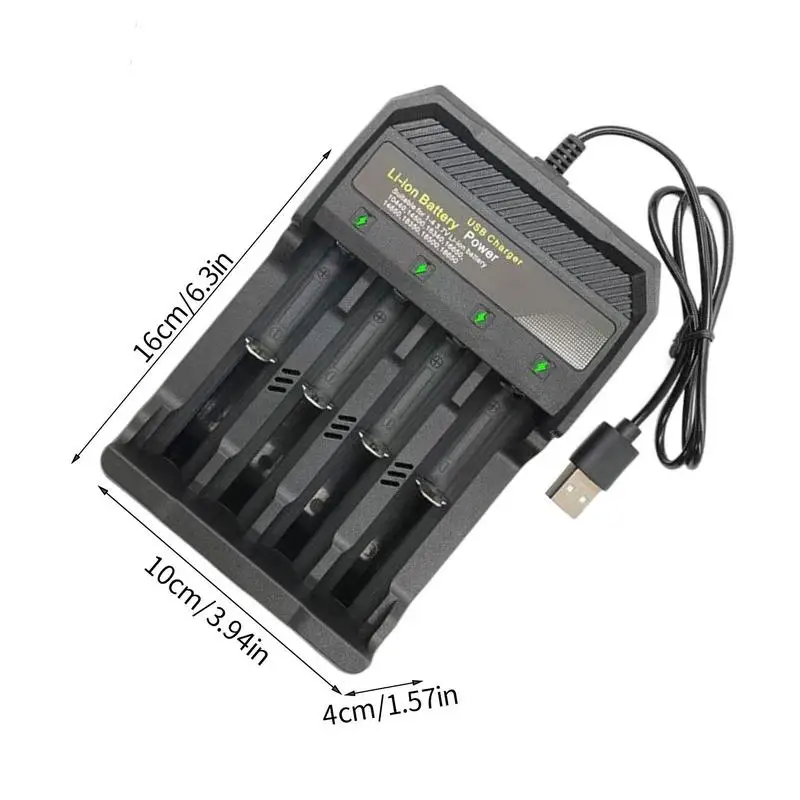 Smart 4 Slot Lithium Ion Battery Charger