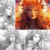 1pc Art Coloring Book 22 Page Coloring Books Gift For Birthday Party Relieve Stress Kill Time Graffiti Painting Drawing Art Book 5