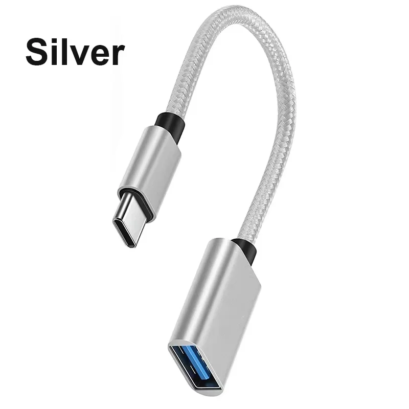 Type-C OTG Cable Adapter USB to Type C Connector Converter for Xiaomi Samsung S20 Huawei MacBook Pro