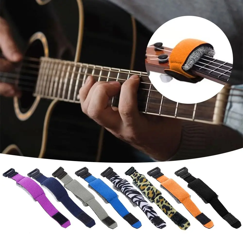 

Noise Cancellation Guitar Muffled Strap Cotton High-elastic Electric Guitar Band Sound Belt stuffy sound Band