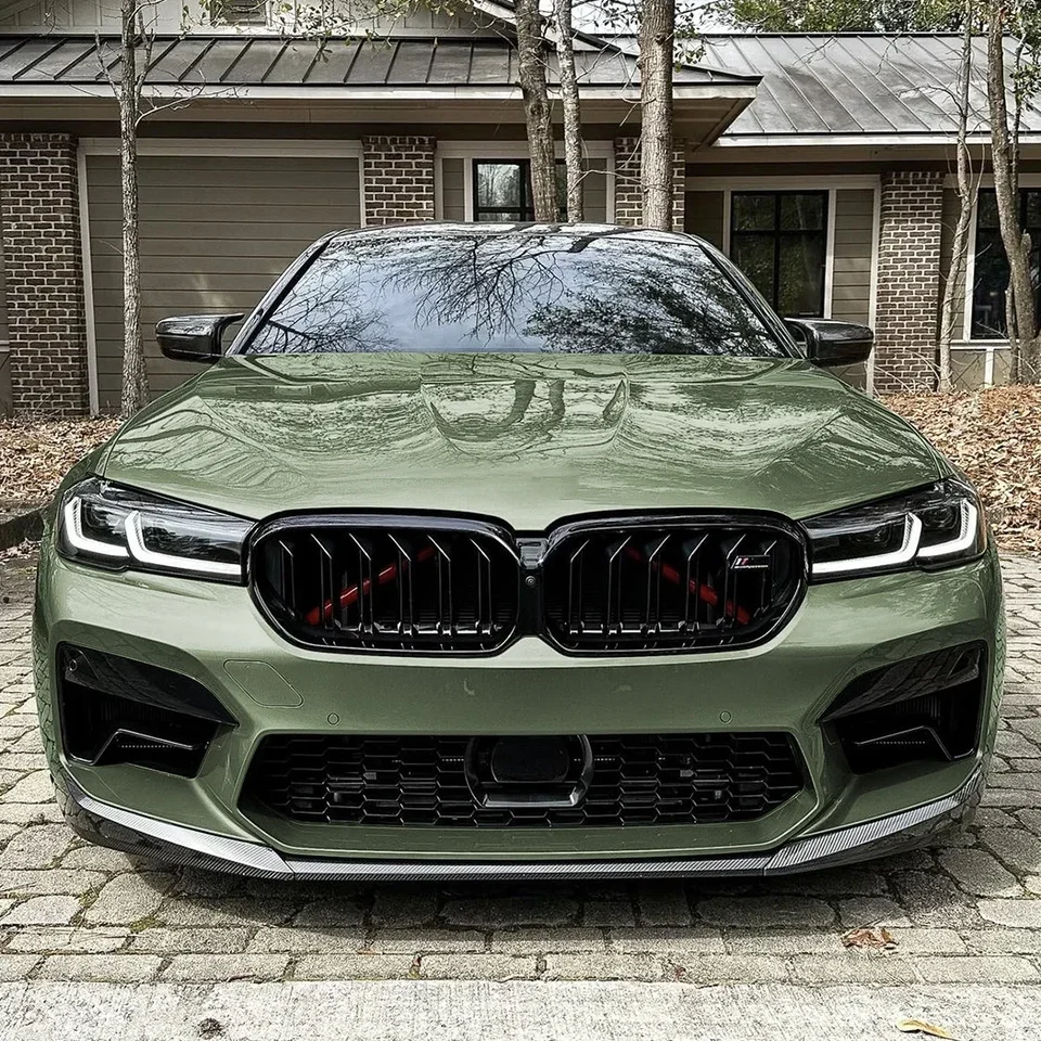 BMW 5シリーズ F90 M5 フロントバンパー用 カーボン リップスポイラー DryCarbon 本物ドライカーボン パフォーマンス スポイラー