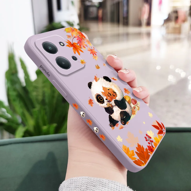 Panda-Themed Silicone Soft Phone Case